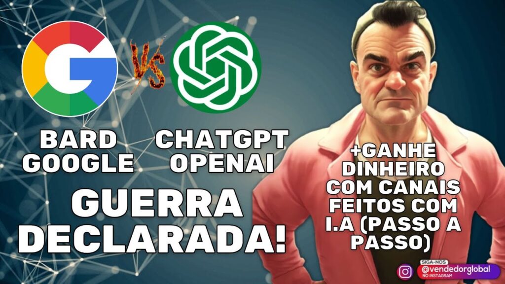 ChatGPT vs Google é GUERRA! Como Criar Canais Monetizados em IA (Passo a Passo)